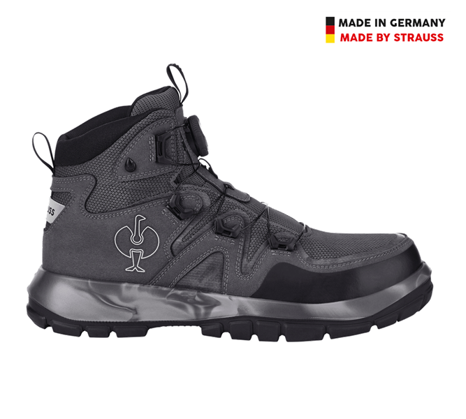 Main view, Safety Shoes, S7S Safety boots e.s. Altadena mid, black
