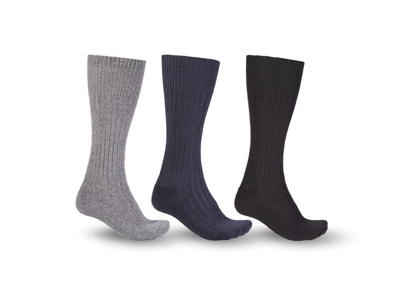 Main view, Socks, e.s. work socks Classic warm/x-high, pack of 3