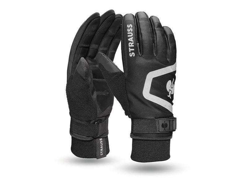 Main view, Personal Protection, Gloves e.s.trail winter, black/basaltgrey