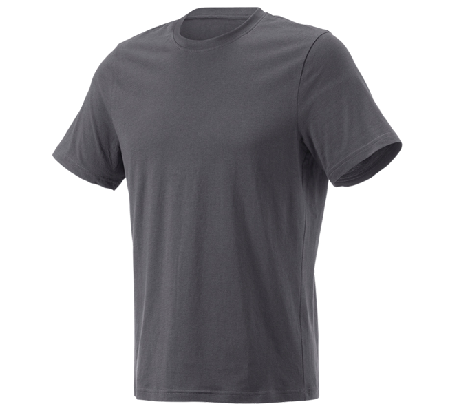 Main view, New Products, e.s. T-shirt cotton light, anthracite