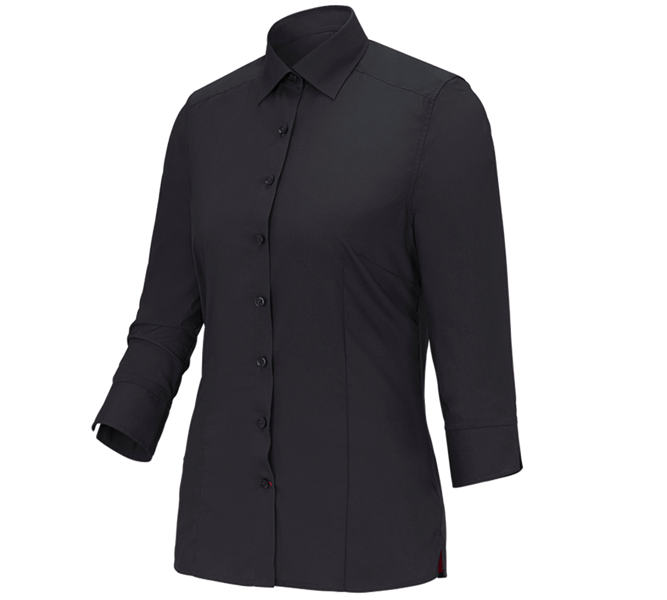 Main view, Shirts, Pullover & more, Business blouse e.s.comfort, 3/4-sleeve, black