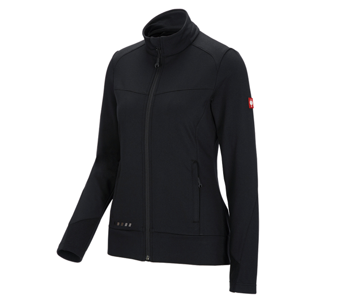 Vue principale, Vestes polaires | Vestes en tricot, FIBERTWIN® Veste clima-pro e.s.motion 2020, femmes, noir