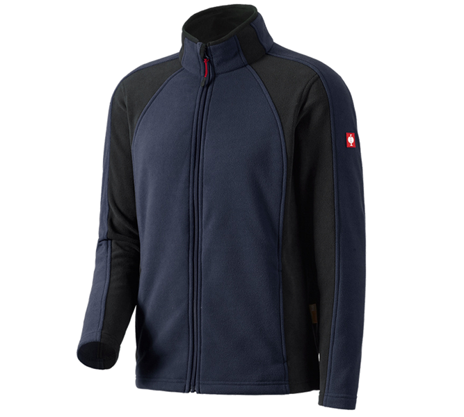 Main view, Plumbers / Installers, Microfleece jacket dryplexx® micro, navy/black