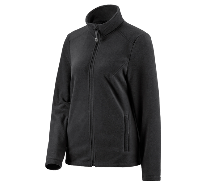 Vue principale, Vestes polaires | Vestes en tricot, e.s. Veste en laine polaire CI, femmes, noir