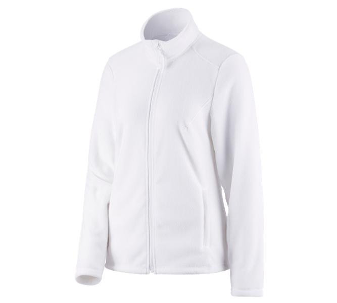 Main view, Medical | Healthcare, e.s. Fleece jacket CI, ladies', white