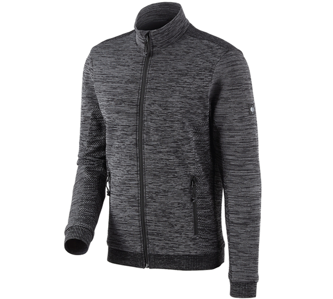 Vue principale, Vestes polaires | Vestes en tricot, Veste en tricot e.s.motion ten, noir oxyde