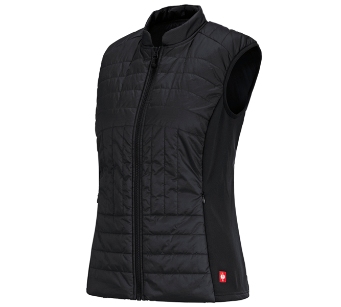 Vue principale, Femmes, e.s. Gilet matelassé fonctionnel thermo stretch,f., noir