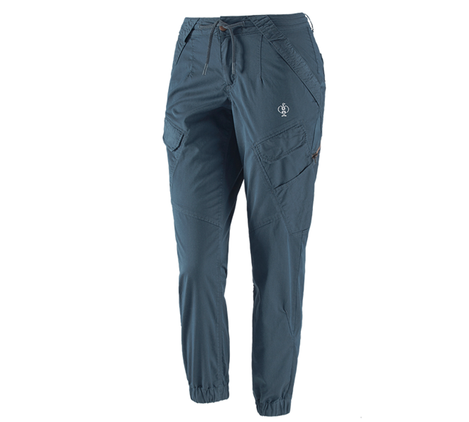 Vue principale, Femmes, Pantalon Cargo e.s. ventura vintage, femmes, bleu fer