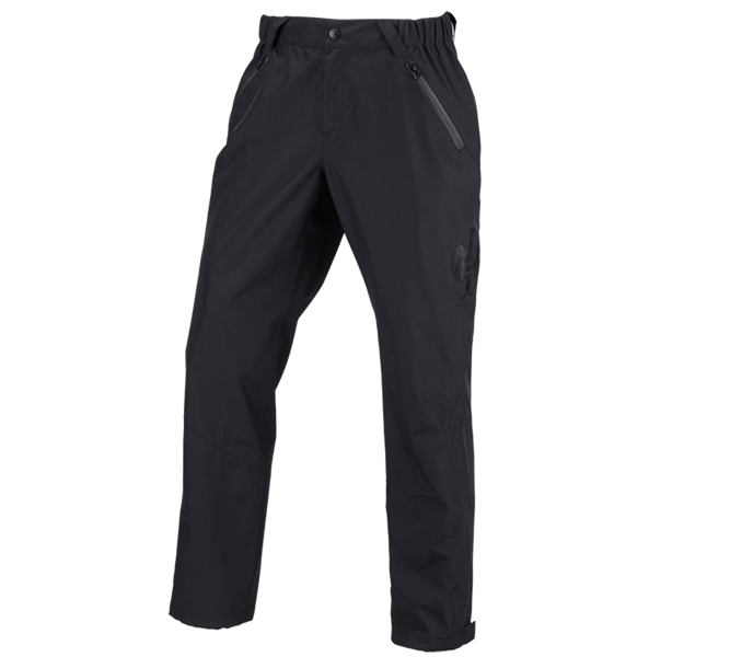 Main view, Work Trousers, All weather trousers e.s.trail, black