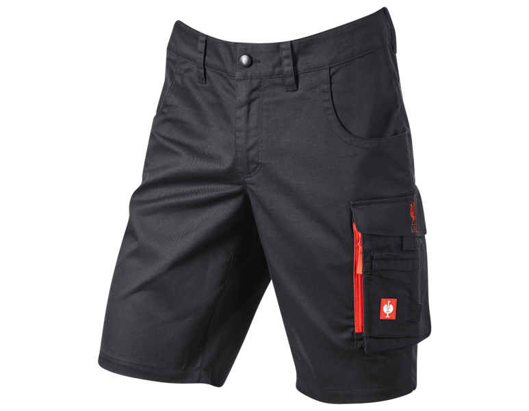 Main view, LIVERPOOL FC X STRAUSS, LFC Work Short, black/straussred