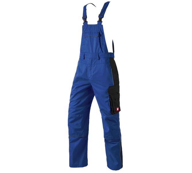 Main view, Plumbers / Installers, Bib & Brace e.s.active, royalblue/black