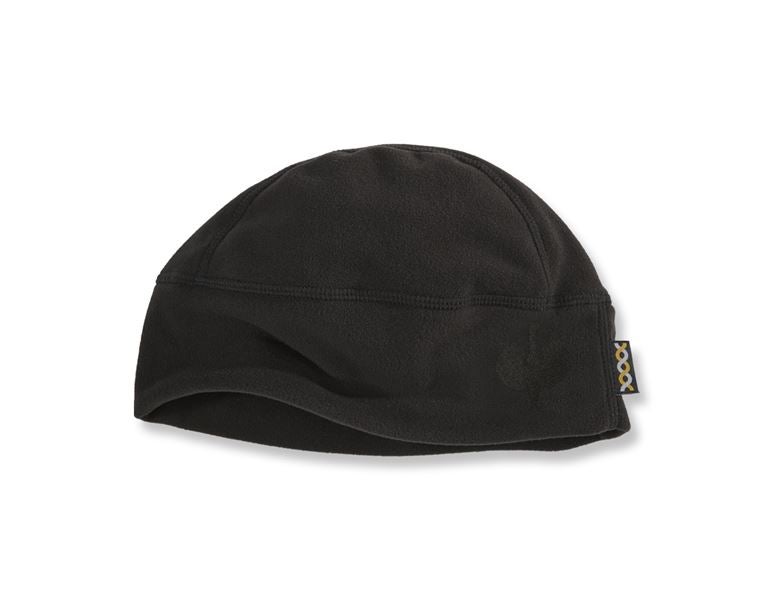 Main view, Clothing, e.s. FIBERTWIN® microfleece cap, black