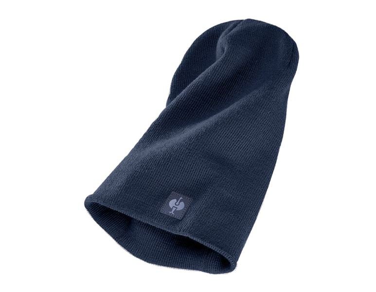 Vue principale, e.s.motion ten, Bonnet tricoté e.s.motion ten, enfants, bleu ardoise