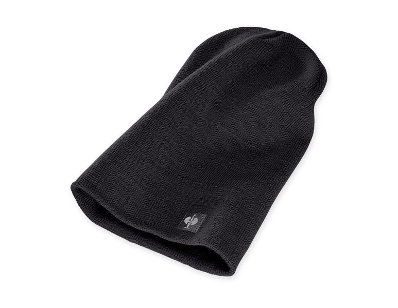 Main view, Beanies, Knitted cap e.s.motion ten, oxidblack