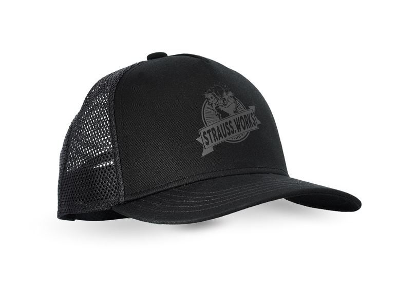 Vue principale, Casquettes, Casquette e.s.iconic works, noir