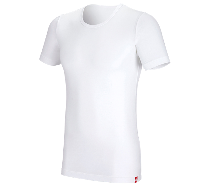 Main view, Clothing, e.s. Modal T-shirt, white