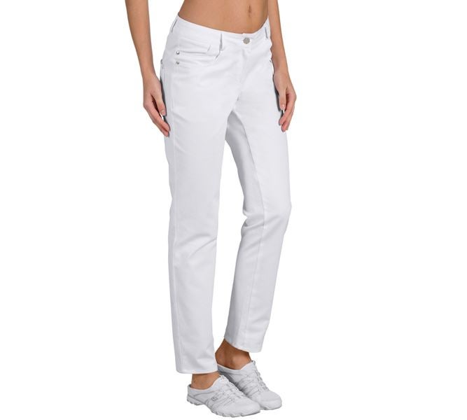 Main view, Clothing, Ladies' Trousers Jessica, white