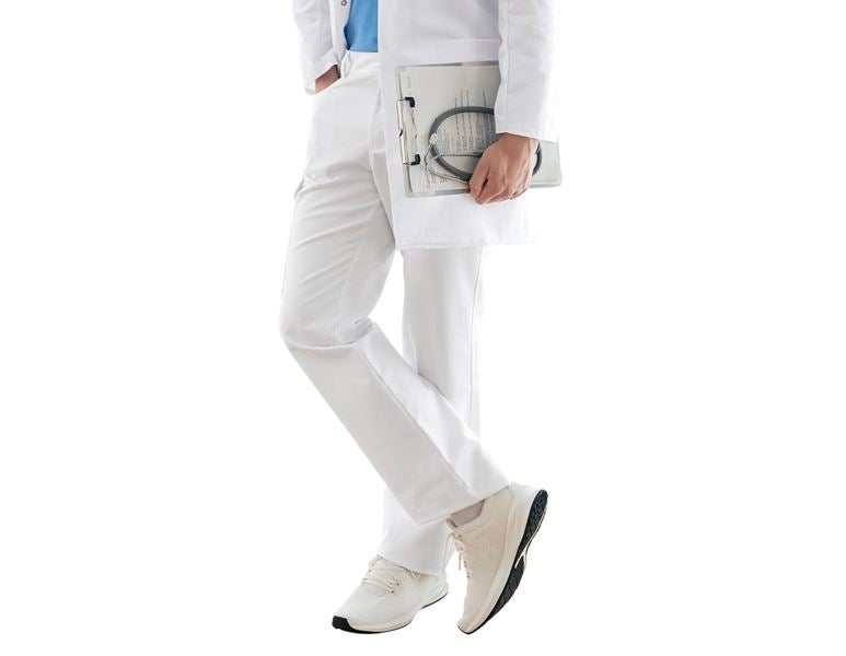 Main view, Clothing, Men's Trousers Oskar, white