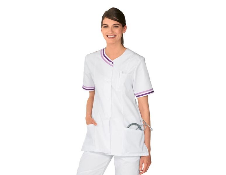 Main view, Medical | Healthcare, Tunic Ulrike, white/violet/lilac