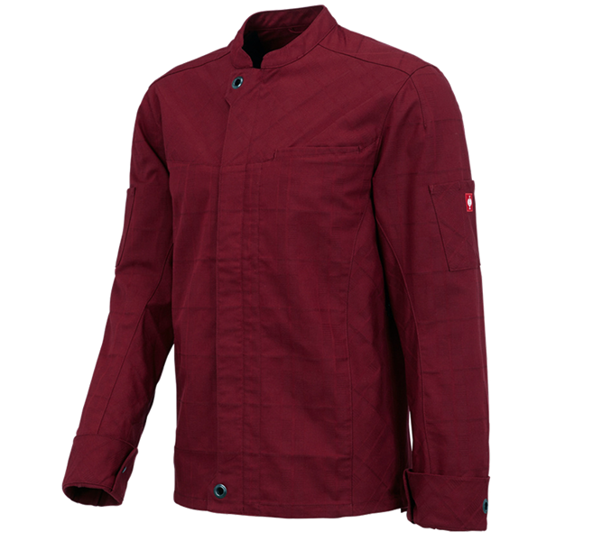 Vue principale, PROMOS, Veste travail à manches longues e.s.fusion, hommes, rubis