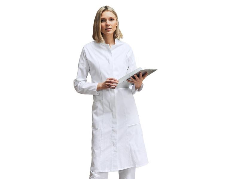 Vue principale, Médicales, Manteau professionnel pour femme Linda, blanc