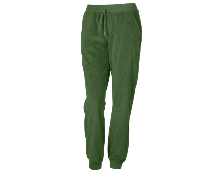Main view, Homewear | Pyjamas, e.s. Sweat trousers Terry, ladies', nordicgreen