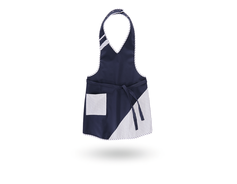 Main view, Tabards, Bib Apron Britta, navy/white