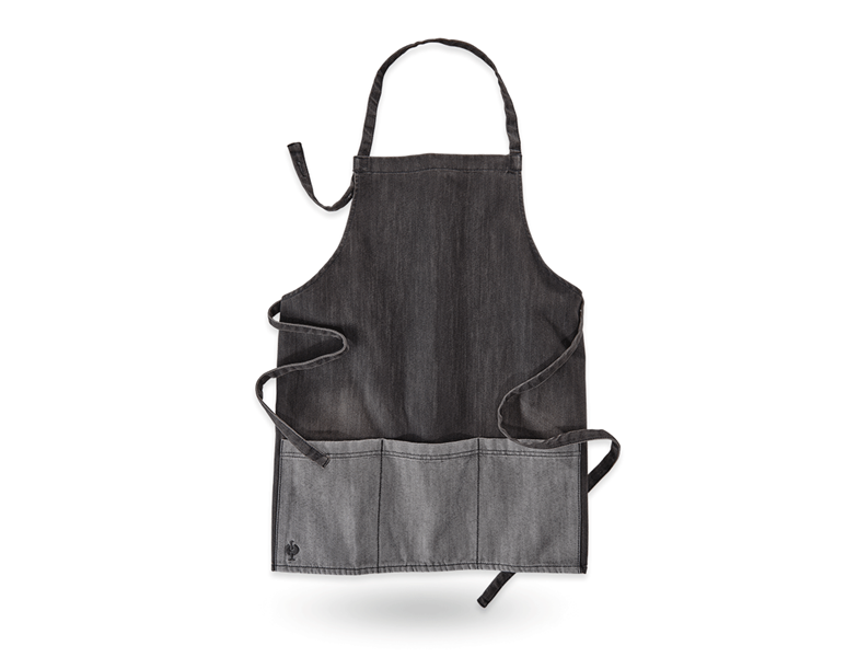 Main view, Hospitylity | Catering, e.s. Bib Apron denim, short, graphitewashed