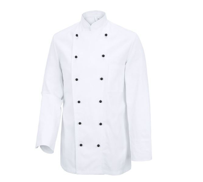 Vue principale, Vestes de cuisine, Veste de cuisinier Cordoba, blanc