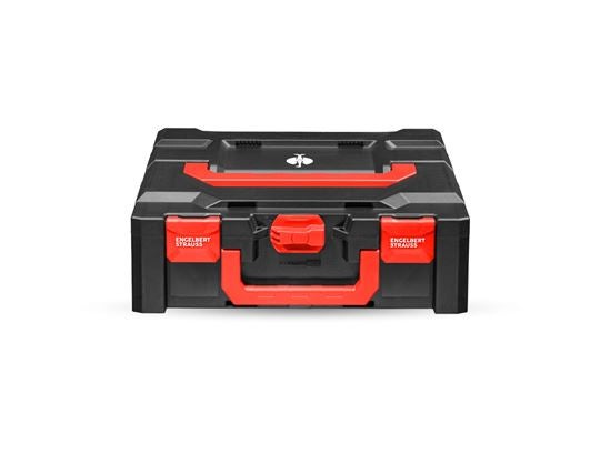 Vue principale, STRAUSSbox 145 midi+, noir/rouge