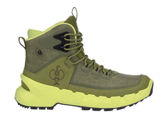 Vue principale, O6 Chaussures de travail e.s. Brixen mid, vert genévrier