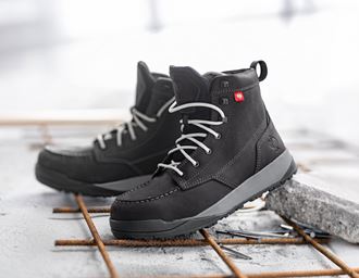 View 3, S3 Safety boots e.s. Omaha mid, black