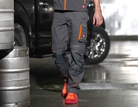 View, Softshell­ bodywarmer e.s.​motion 2020, anthracite/high-vis orange