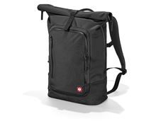 Main view, Rolltop backpack e.s.​work&travel, black