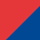 Icône de couleur rouge vif/bleu royal