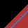 Colour icon black/fiery red/gentianblue