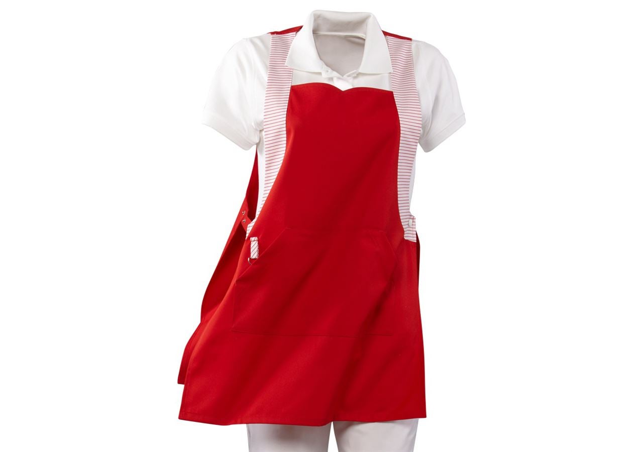 Aprons: Tabard Jutta + red/white