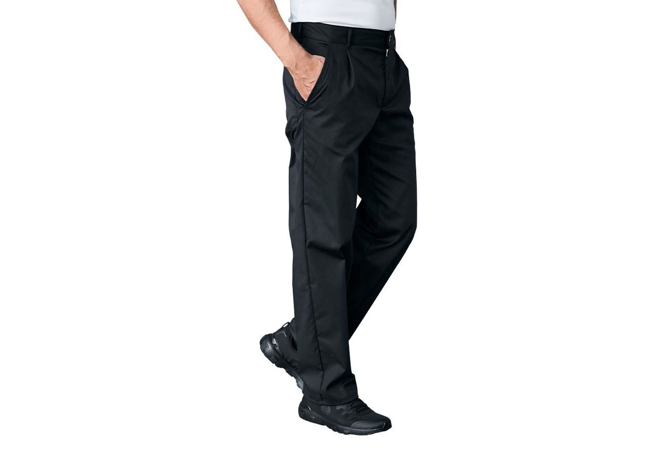 Pantalons de travail: Pantalon de cuisinier Toulouse II + noir
