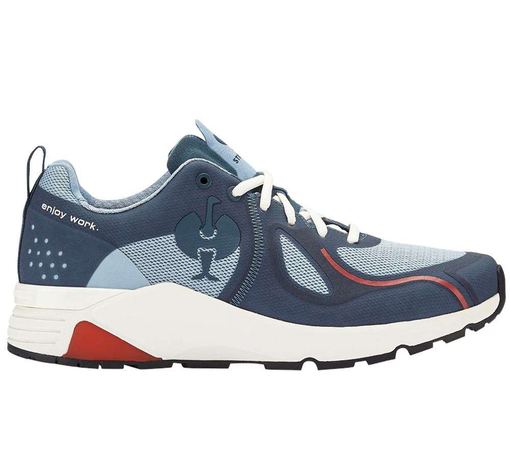 O1: O1 Chaussures de travail e.s. Chete + bleu fer/bleu craie