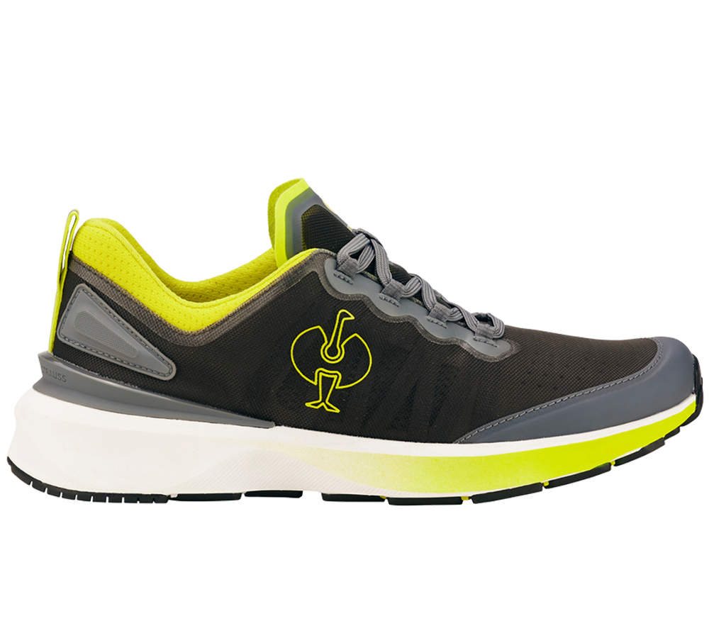 O1 Work shoes e.s. Gambela basaltgrey/acid yellow | Strauss