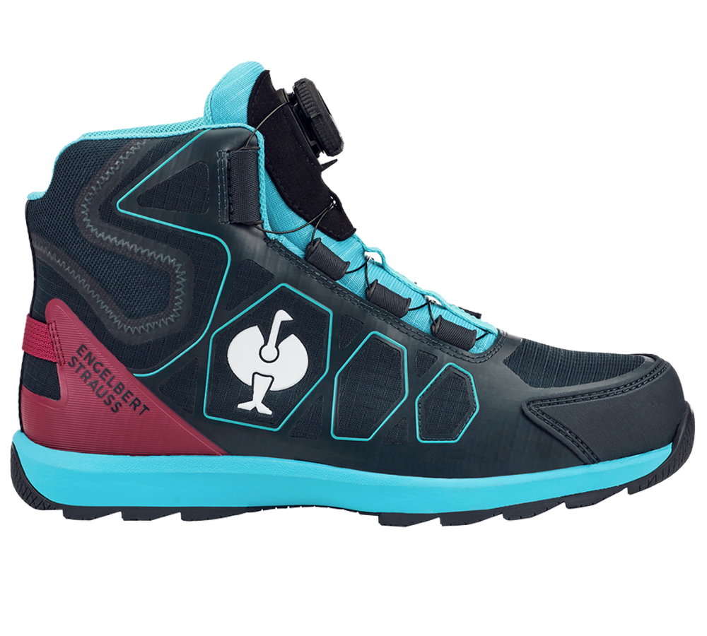 S1P: S1P Safety boots e.s. Baham II mid + deepblue/nice blue