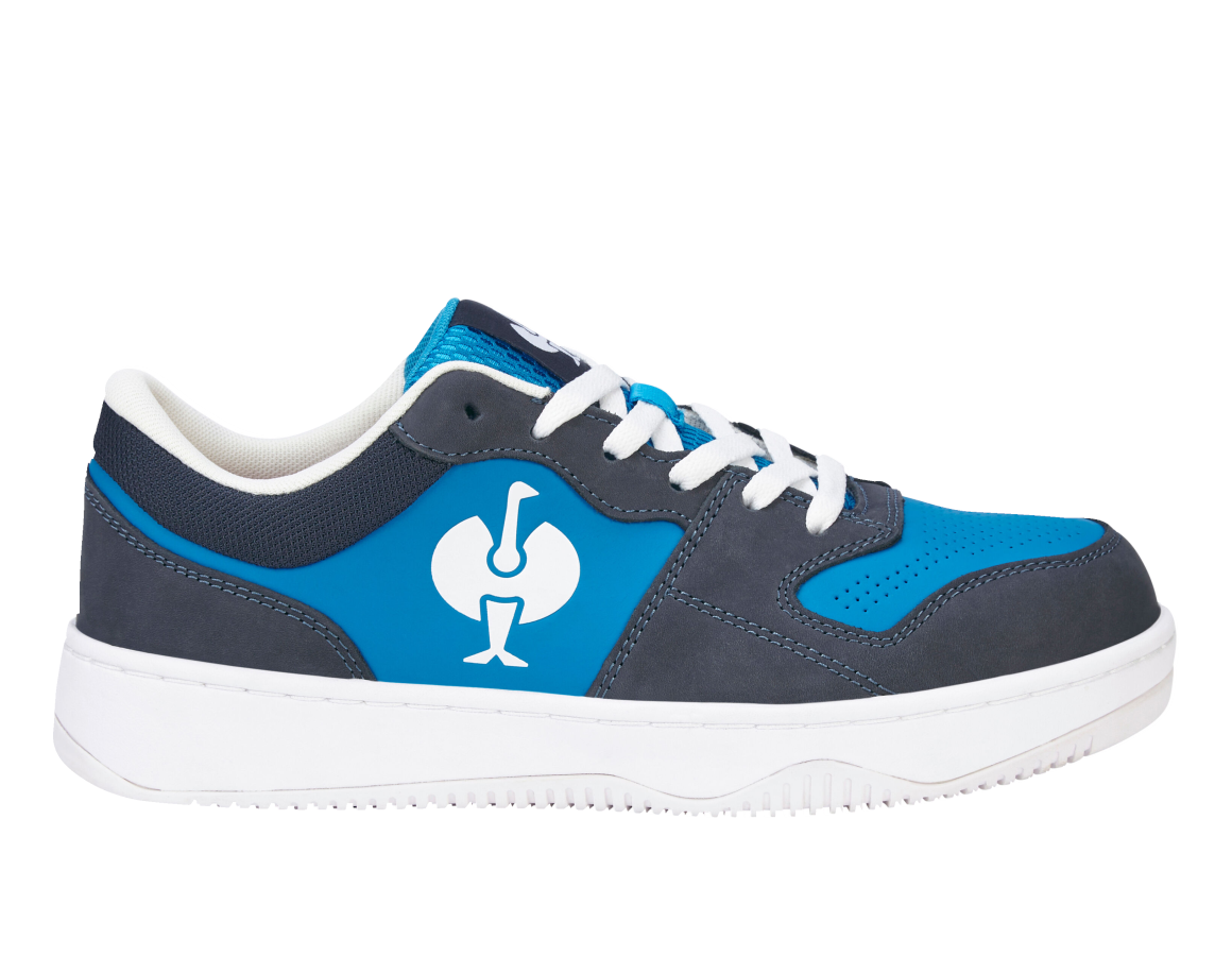 Safety Shoes: S1 Safety shoes e.s. Eindhoven low + gentianblue/neroblue