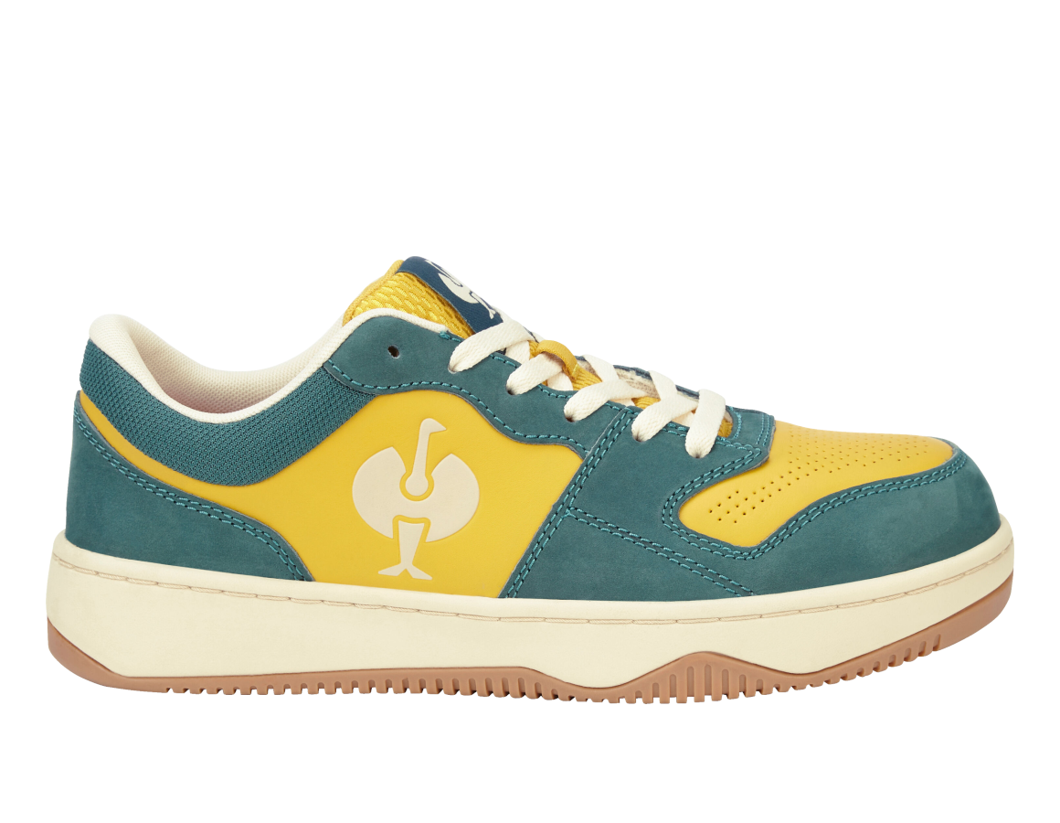 S1: S1 Safety shoes e.s. Eindhoven low + emeraldgreen/chromeyellow