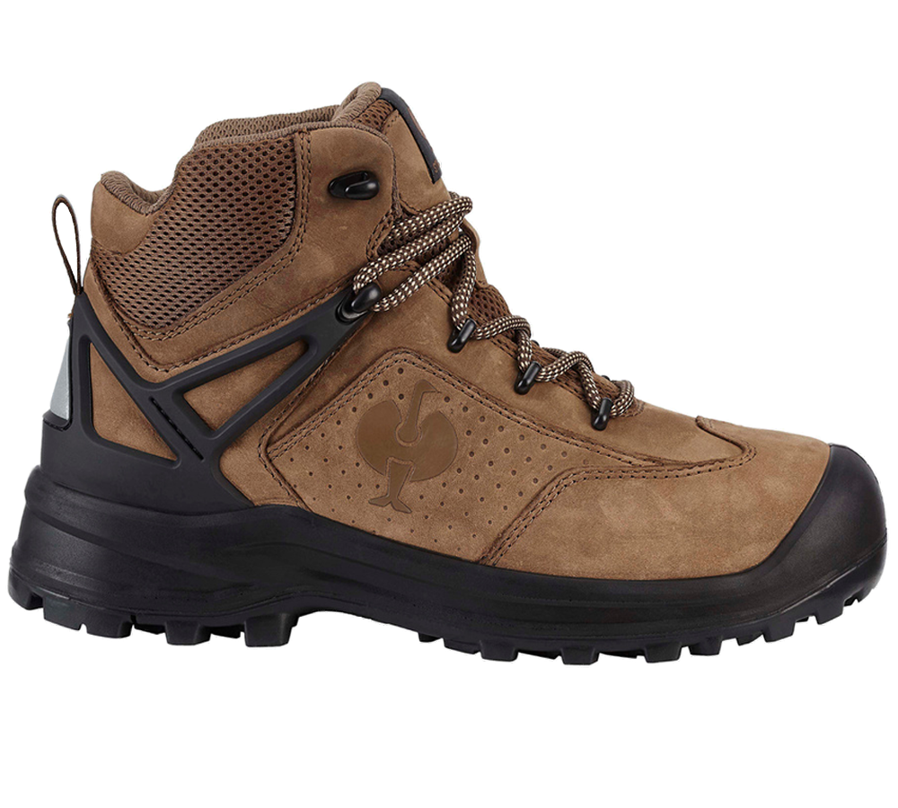 Winter shoes: S3 Safety boots e.s. Kasanka mid + brown