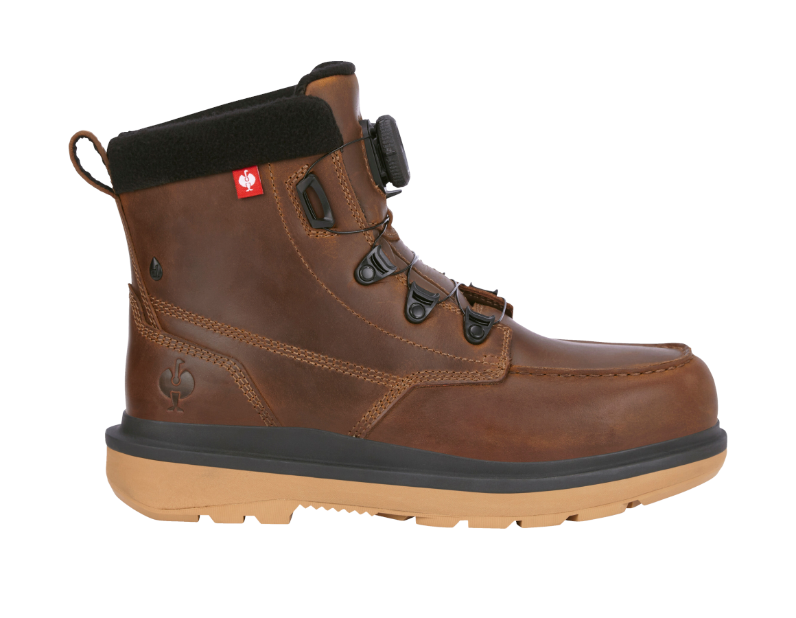 S7: S7S Safety boots e.s. Woodside mid + desertbrown
