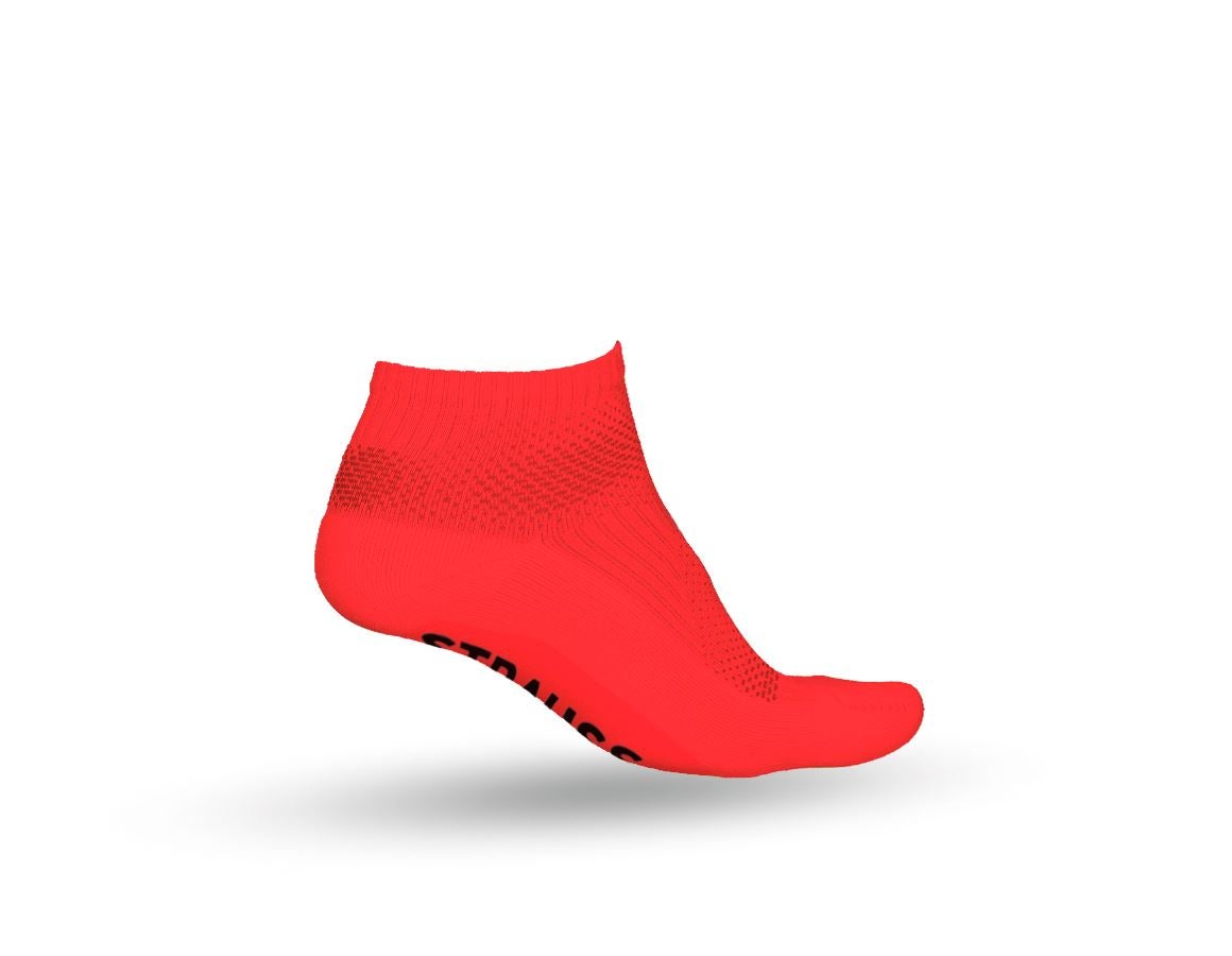 Accessories: e.s. All-season socks function light/low + high-vis red/black