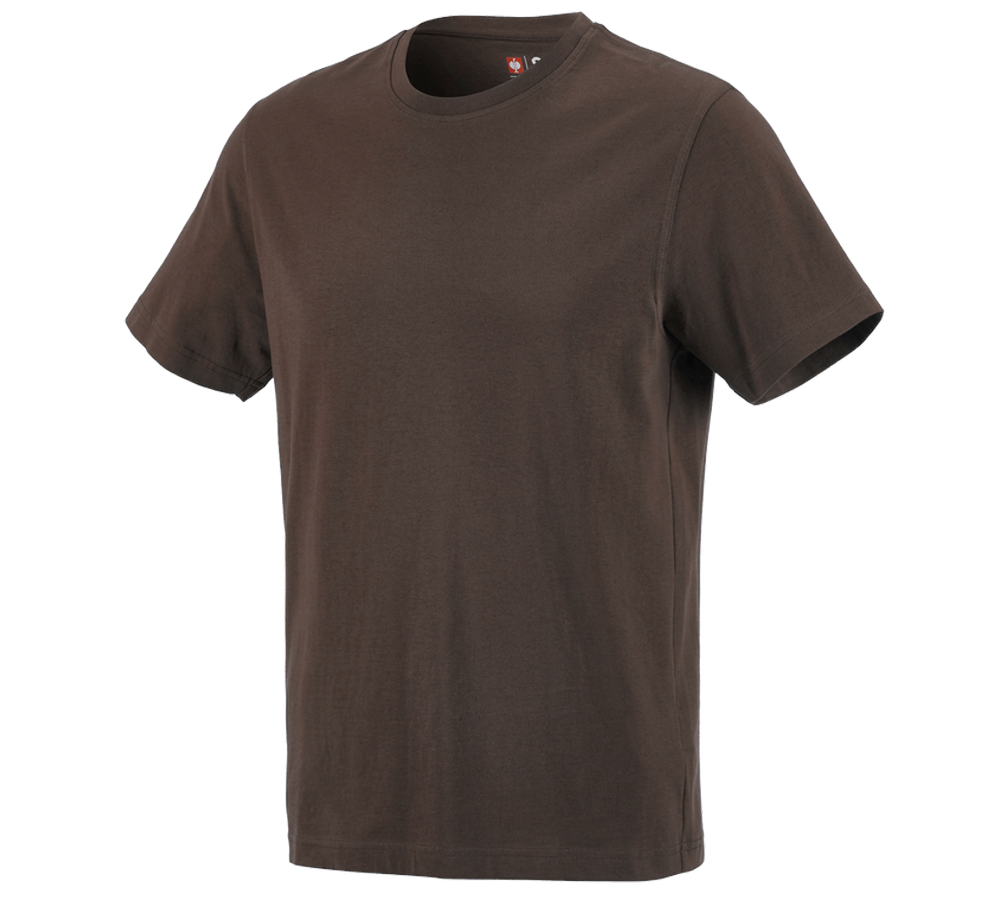 Gardening / Forestry / Farming: e.s. T-shirt cotton + chestnut