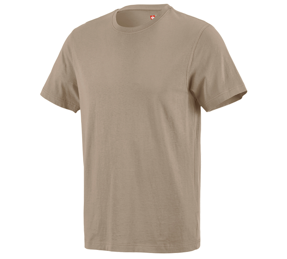 Hauts: e.s. T-shirt cotton + glaise