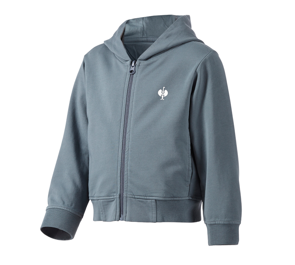 Shirts, Pullover & more: Hooded sweat jacket e.s.motion ten, children's + smokeblue vintage