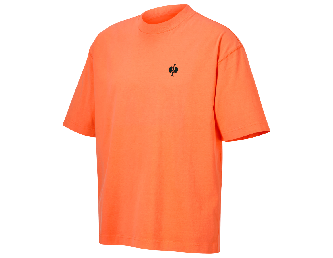 Hauts: e.s. T-Shirt neon + orange néon vintage